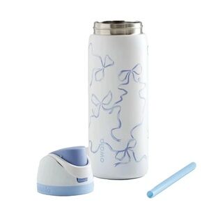 Owala 24oz Water Bottle Tied And True Blue Bows Limited Edition FreeSip